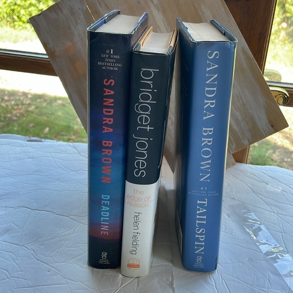 Hard Cover Books Fiction Novels: Bridget Jones ~ Tailspin ~ Deadline - Picture 2 of 7